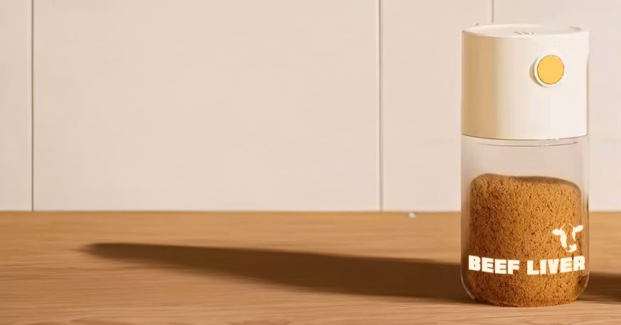 Beef liver refillable jar